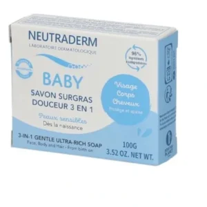 neutraderm baby savon surgras 3 en 1 100g