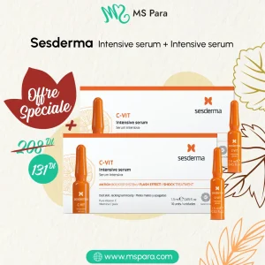 Pack Sesderma C-Vit Sérum Intensif 10 Ampoules  X2