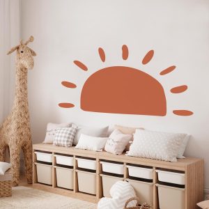 Sticker demi soleil pour enfant (plusieurs coloris)