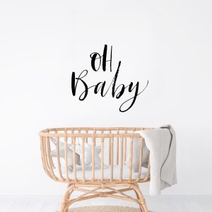 Sticker mural Oh Baby 2
