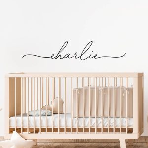 Sticker prénom enfant calligraphie