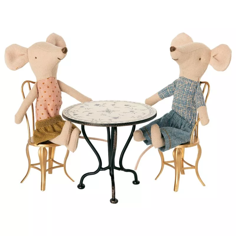 Table à langer miniature motif fleuri – Image 2