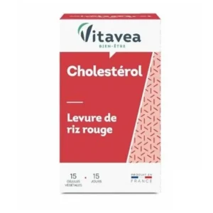 vitavea cholest control levure de riz rouge 15 gelules